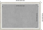 Amanti Art Silver Framed Magnetic Board 18x26 Medium Vision Board - Image 3