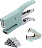 Aacehlh Small Hand-held Stapler Set, 15 Sheet Capacity, Includes 750Pcs Staples by Aacehlh