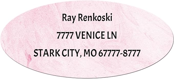 Made in USA Custom Return Address Stickers Labels Customized Mailing Label by HOOKAH+SUN