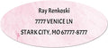 Made in USA Custom Return Address Stickers Labels Customized Mailing Label by HOOKAH+SUN