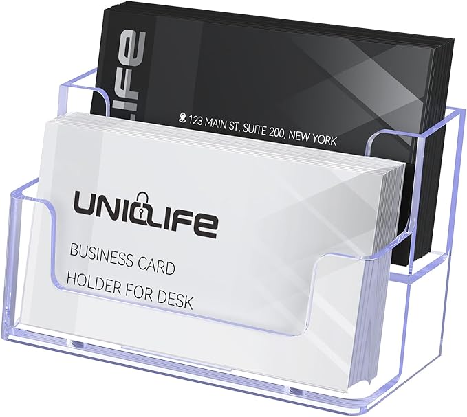 Uniclife Acrylic Business Card Holder by UnicLife