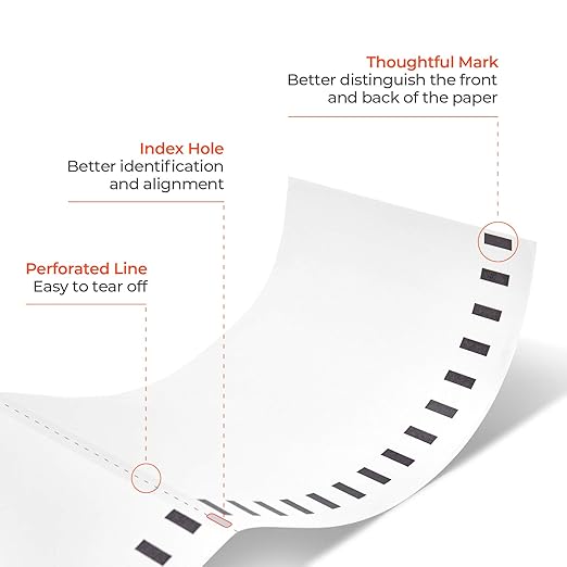 MUNBYN 4"x6" Direct Thermal Shipping Labels, Perforated Postage Paper Compatible - Image 3
