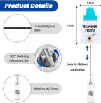 Blinker Fluid Funny Optometry Doctor Nurse Badge Reel, Retractable ID Card - Image 4