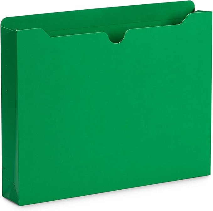 Blue Summit Supplies 1 Inch File Jackets, Expandable Folders, Heavy Duty 1 Inch - Image 6