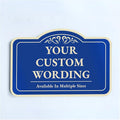 Custom Decorative Outdoor Metal Sign by SpeedyOrders