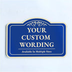 Custom Decorative Outdoor Metal Sign by SpeedyOrders
