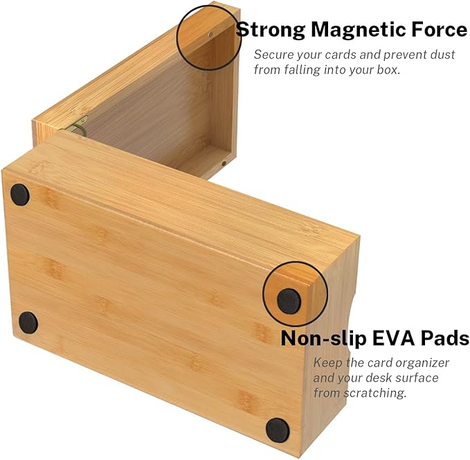 Neando Bamboo Index Card Holder - Image 3