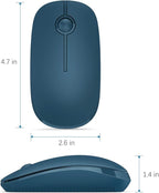 VssoPlor Wireless Mouse, 2.4G Slim Portable Computer Laptop Mouse - Image 6