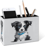 Famame Cute Border Collie Puppy Pencil Holder by Famame