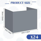 Crtiin 24 Pcs Privacy Folders for Students Desk Dividers Standard School - Image 2