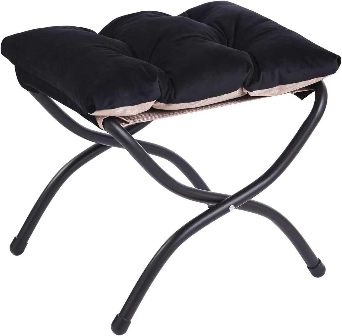 LITA Folding Ottoman, Foldable Footrest Stool, Portable Small Foot Stool for ...
