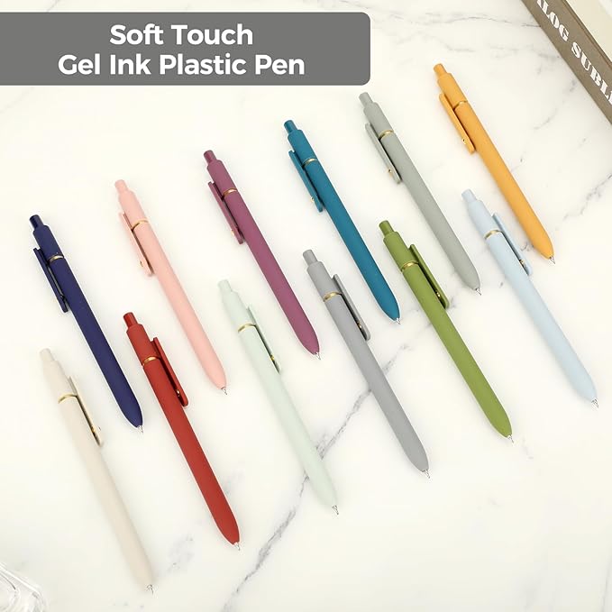 Ddaowanx Gel Pens, 0.5mm Quick Dry Black Ink Pens Fine Point Smooth Writing Pens - Image 6