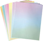 Pastel Gradient Paper Stationery, Aesthetic Paper 8.5 x 11 Inches, 60 Sheets - Image 6