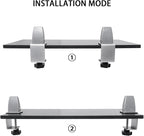 Heavy Duty Sneeze Guard Clamp For 0.1" to 1" Thick Panel, Desk Partition - Image 6