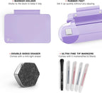 TOWON Small Glass Dry Erase Board, Desk White Board - Image 2