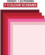 70 Sheets Red Tones Cardstock & Reds Construction Paper, Heavyweight - Image 4