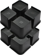 MXMZHXU Bed Risers 2 inch, 3 inch, 4 inch, 6 inch or 8 inch Heavy Duty by MXMZHXU