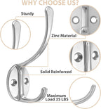 Homanu 14 Pack Coat Hooks Wall Mounted - Image 3