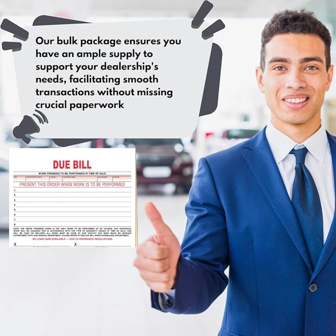 Vehicle Due Bill Form - Image 4