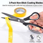 Zicolu 8.5" Scissors Bulk Set of 12-Pack, Sharp Scissors all Purpose Heavy Duty - Image 4