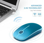 VssoPlor Wireless Mouse, 2.4G Slim Portable Computer Laptop Mouse - Image 4