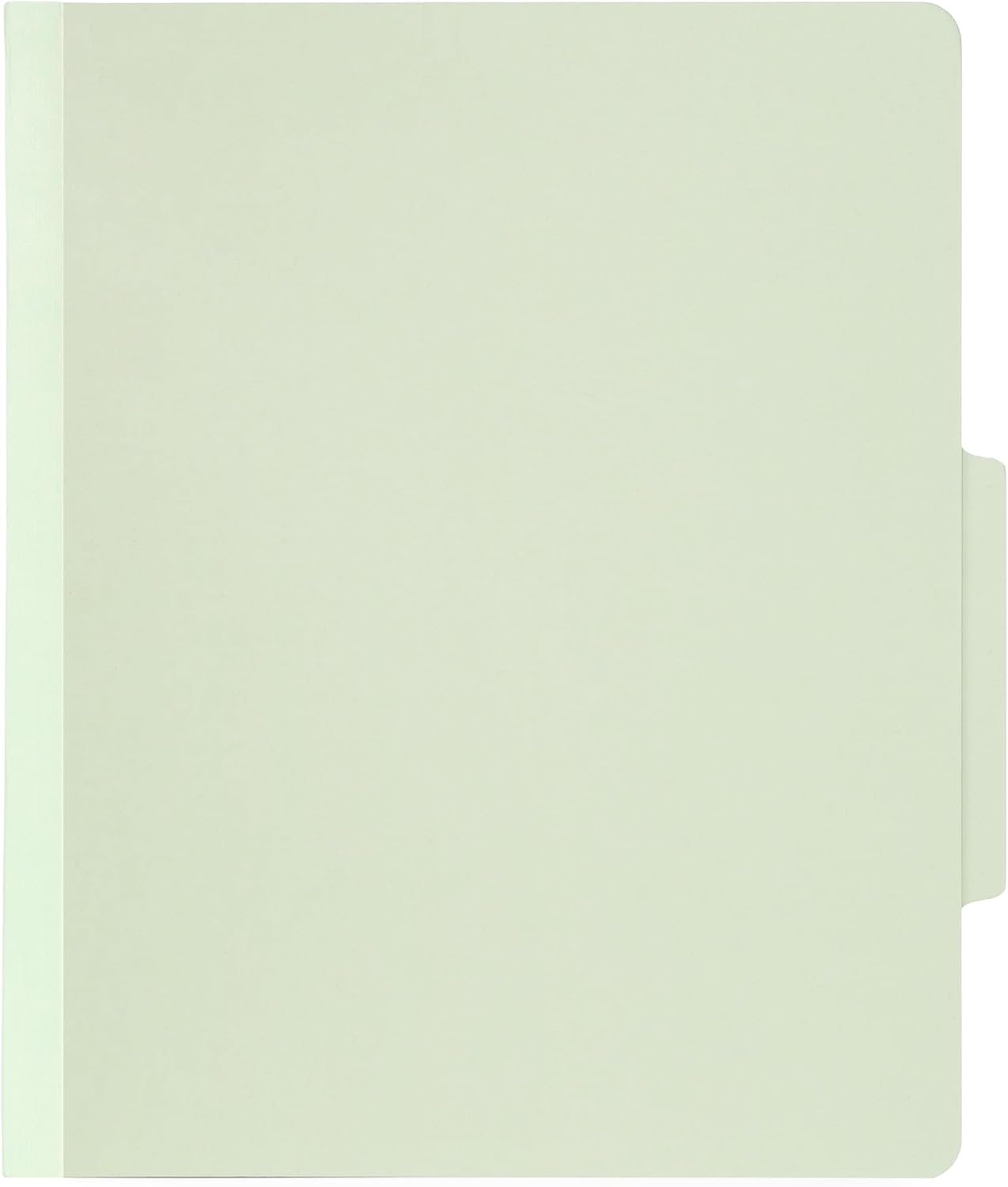 Blue Summit Supplies 10 Classification Folders, 2 Divider, Gray Green | Heavy-duty, letter size, 2 in expansion, 2 prong fasteners, 2 dividers, for medical and legal files