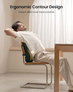 ProtoArc Lumbar Support Pillow for Office Chair, Memory Foam Back Support - Image 2