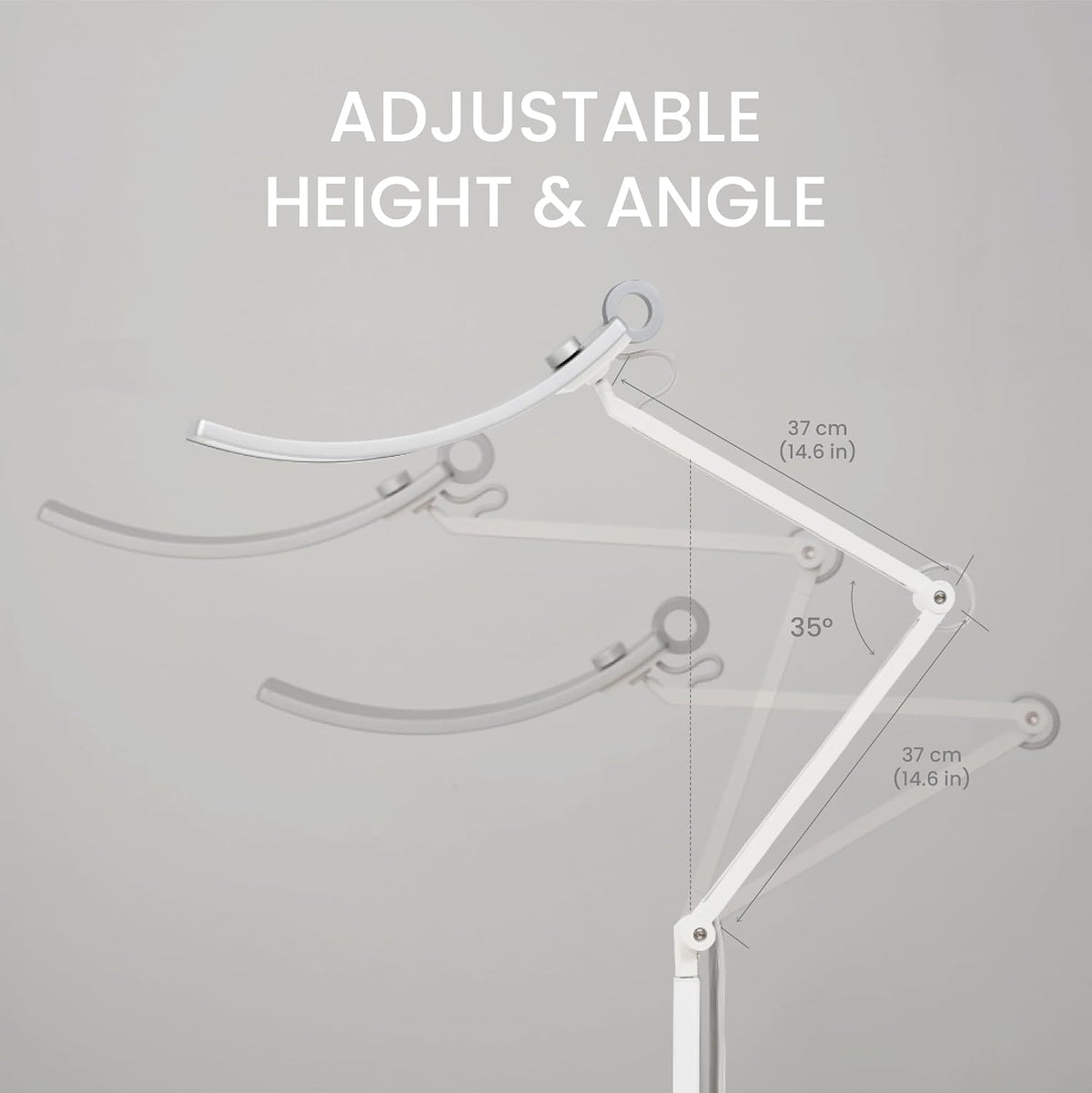 BenQ e-Reading Floor Lamp - Ultrawide and Bright Lighting, Dimmable with 13 C...