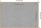 Amanti Art Silver Framed Magnetic Board 25x37 Large Vision Board - Image 4
