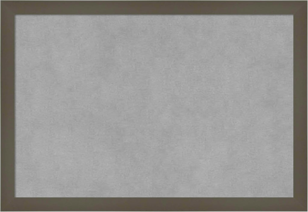 Amanti Art Grey Framed Magnetic Board 13x19 Small Vision Board
