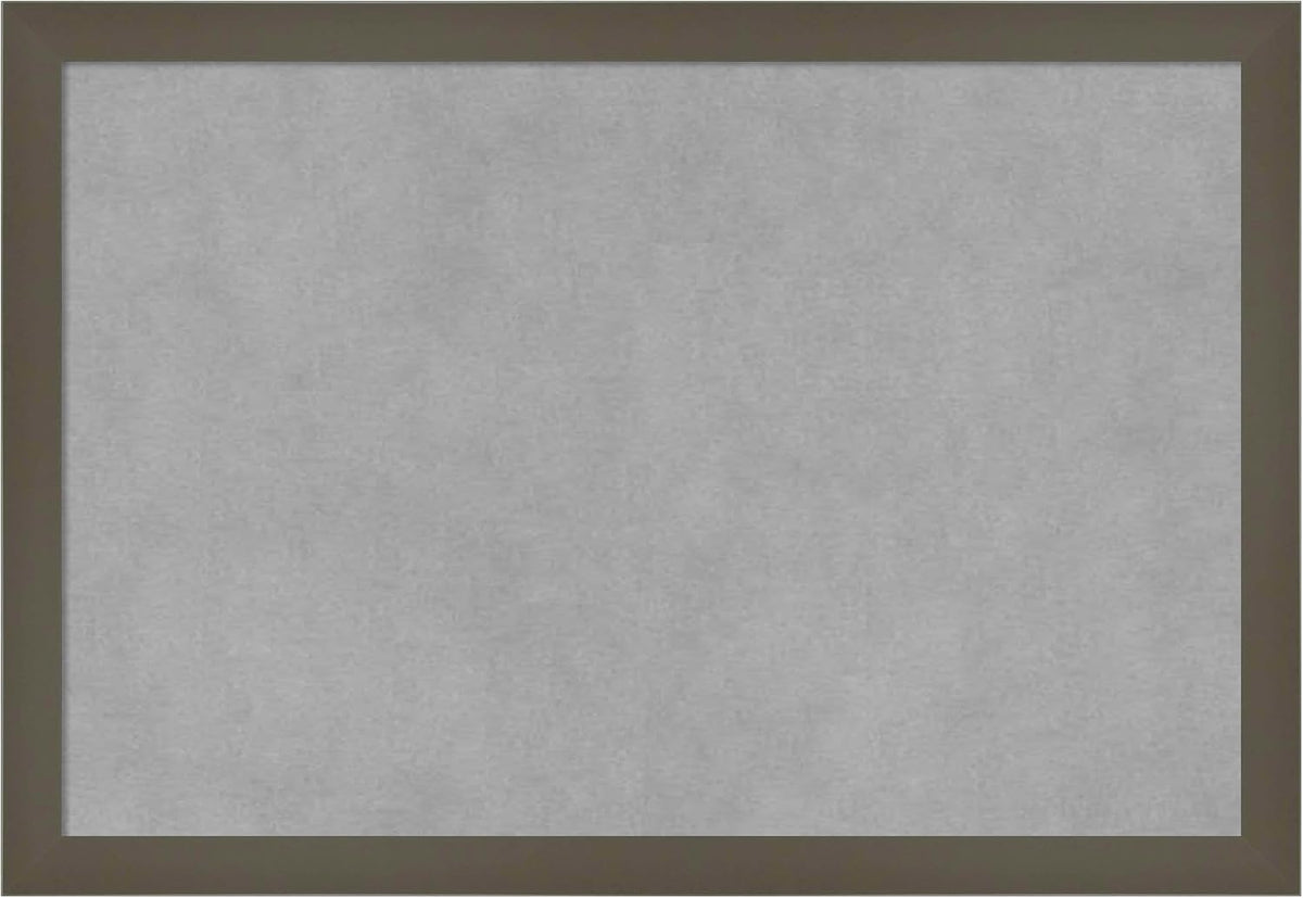 Amanti Art Grey Framed Magnetic Board 13x19 Small Vision Board