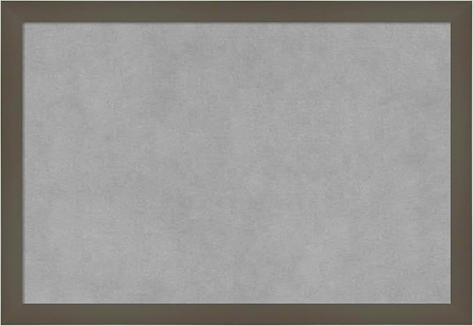 Amanti Art Grey Framed Magnetic Board 13x19 Small Vision Board by AmantiArt