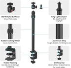 SMALLRIG Camera Desk Mount C Stand, Tabletop C Clamp - Image 7