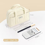 Sooez Large Pencil Case Pouch, Extra Big Pencil Bag - Image 6