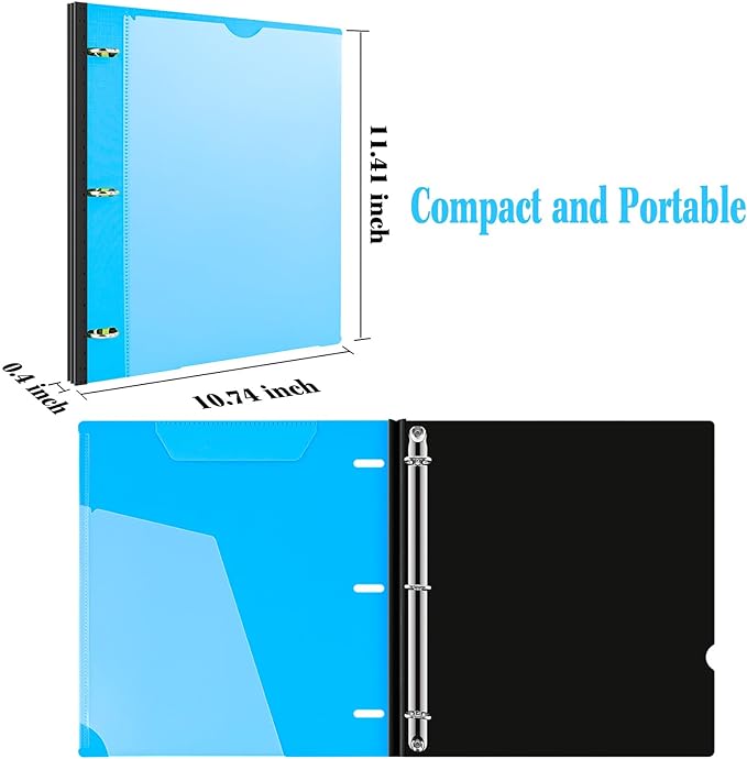 INFUN 1 Inch Telescoping 3 Ring Binder - Image 6