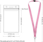 24-Pack Pink Breakaway Lanyards - Image 3