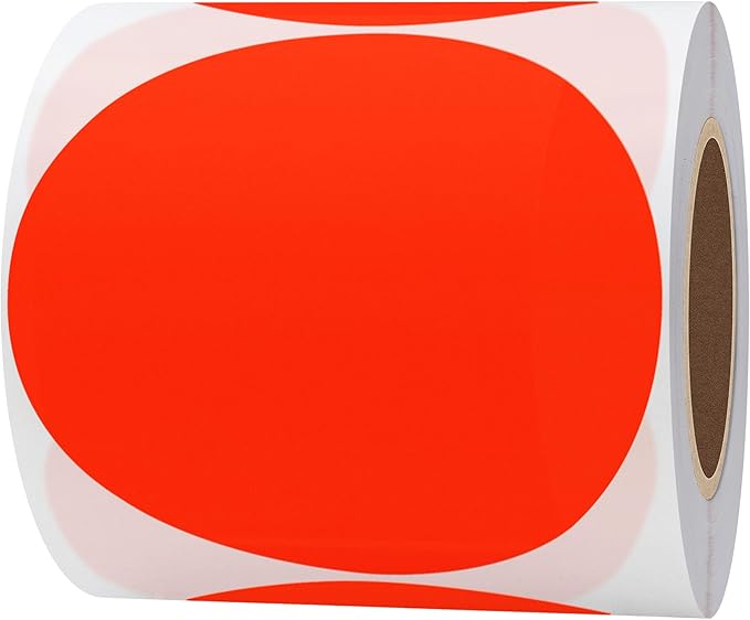 Hybsk Round Color Coding Circle Dots Labels Warehouse Inventory Organizer by HYBSK