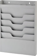 MAXXBUILD 4 Tier Wall Mounted File Organizer, Metal Task Rack by Unknown