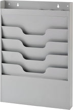 MAXXBUILD 4 Tier Wall Mounted File Organizer, Metal Task Rack by Unknown