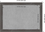 Amanti Art Grey Framed Magnetic Board 19x27 Medium Vision Board - Image 3
