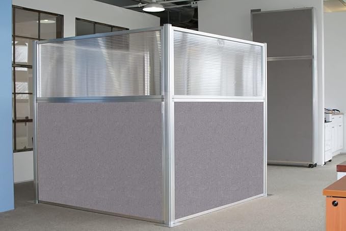 Versare Hush Panel Cubicle Kit | Workstation Partition Walls | Sound Dampening - Image 3