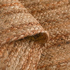 hausattire jute braided woven kitchen runner 2x6 feet, view 9