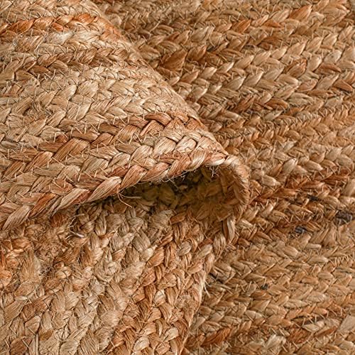 hausattire jute braided woven kitchen runner 2x6 feet, view 9