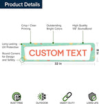 Custom Sign, Custom Street Sign, 11 Font Colors, 13 Font Styles, 4 Hole Options - Image 6