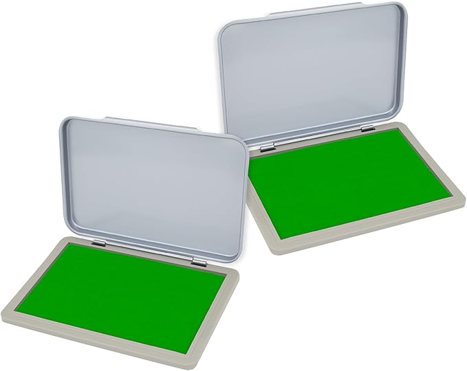 2 Pack Metal Case Stamp Pad Medium Size by ZIGEL