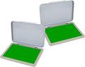2 Pack Metal Case Stamp Pad Medium Size by ZIGEL