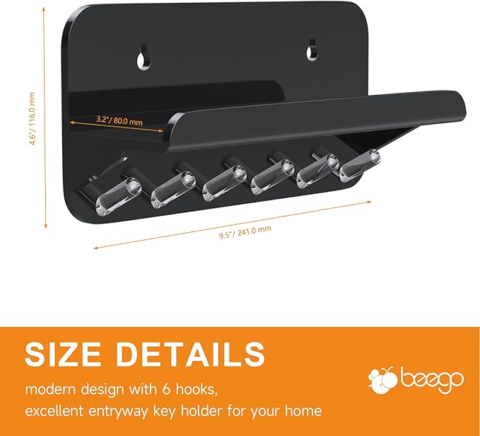 Beego Entryway Key Holder for Wall - Image 8