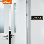 ASAVI “OFFICE” Acrylic Door Sign – Waterproof & Fade-Resistant Office Label - Image 9