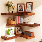 floating corner shelves, wall shelf set of 3, main product view