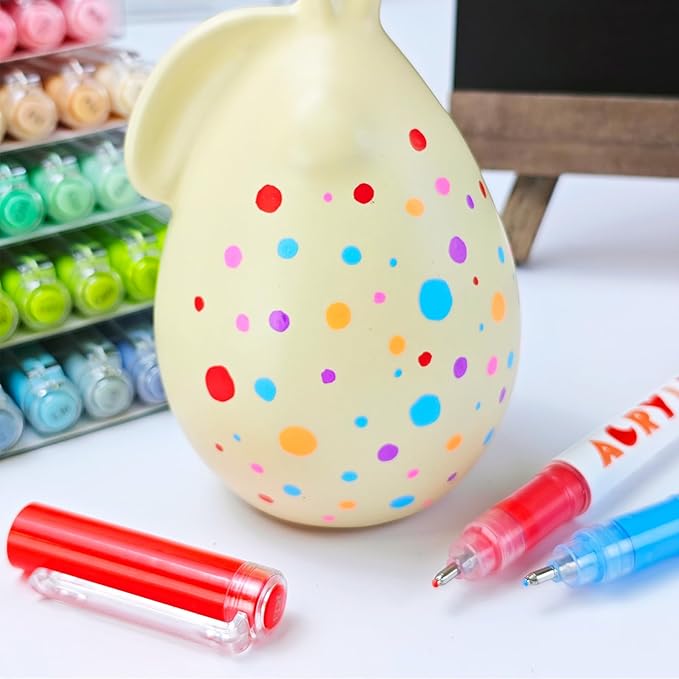 kander Acrylic Gel Pens, 12 Colors Highlighter Acrylic Gel Ink Pens - Image 7